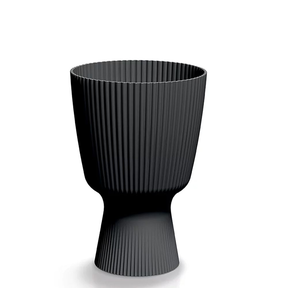 Κασπώ Πλαστικό Carbon Φ15x21εκ. Milly Round iliadis 761435 (Σετ 4 Τεμάχια) (Υλικό: Πλαστικό, Χρώμα: Carbon) - Iliadis - il_761435