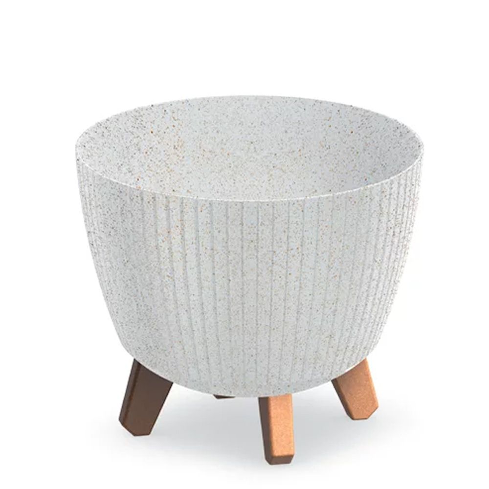 Κασπώ Πλαστικό Λευκό Φ29x24εκ. Lamia Eco Wood iliadis 775005 (Υλικό: Πλαστικό, Χρώμα: Λευκό) - Iliadis - il_775005