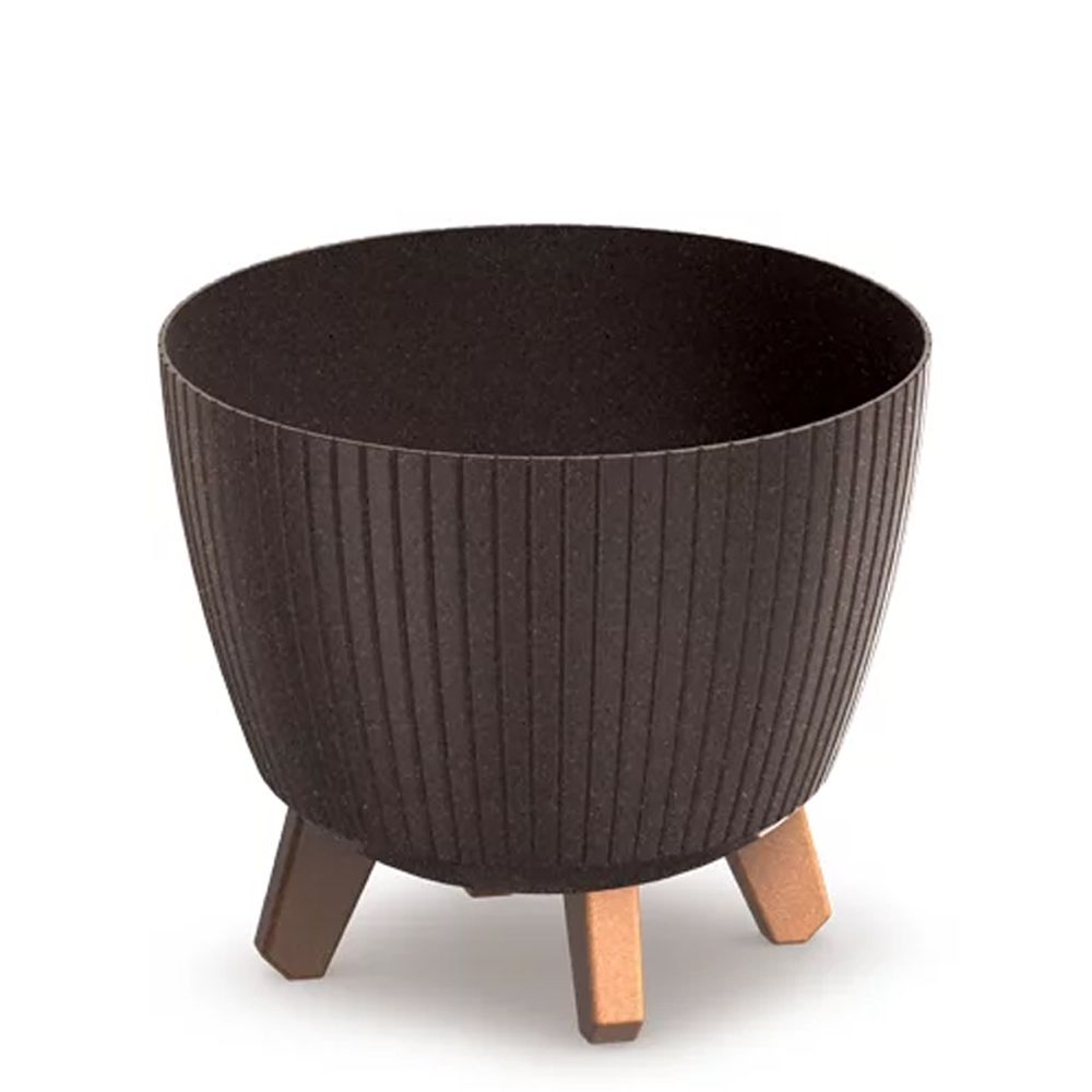 Iliadis Κασπώ Πλαστικό Καφέ Φ29x24εκ. Lamia Eco Wood iliadis 774978 (Υλικό: Πλαστικό, Χρώμα: Καφέ) - Iliadis - il_774978