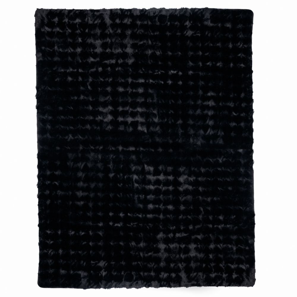 Χαλί Συνθετική Γούνα 180x240εκ. Μαύρο iliadis 91848 (Χρώμα: Μαύρο, Ύφασμα: Faux Fur) - Iliadis - il_91848