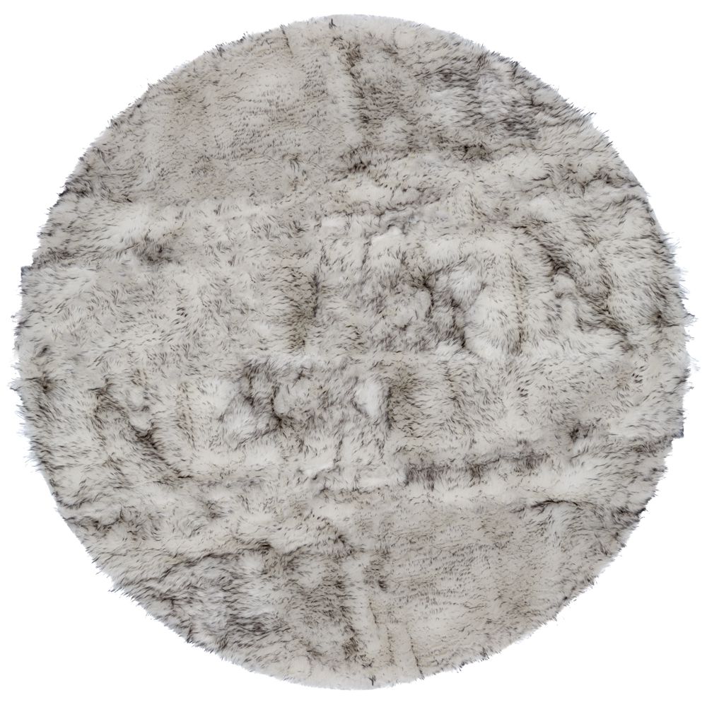 Χαλί Συνθετική Γούνα Φ180εκ. Elephant iliadis 91847 (Χρώμα: Γκρι, Ύφασμα: Faux Fur) - Iliadis - il_91847