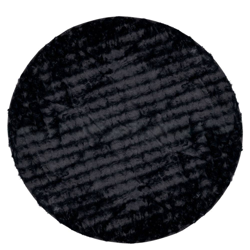 Χαλί Συνθετική Γούνα 180εκ. Μαύρο iliadis 91851 (Χρώμα: Μαύρο, Ύφασμα: Faux Fur) - Iliadis - il_91851