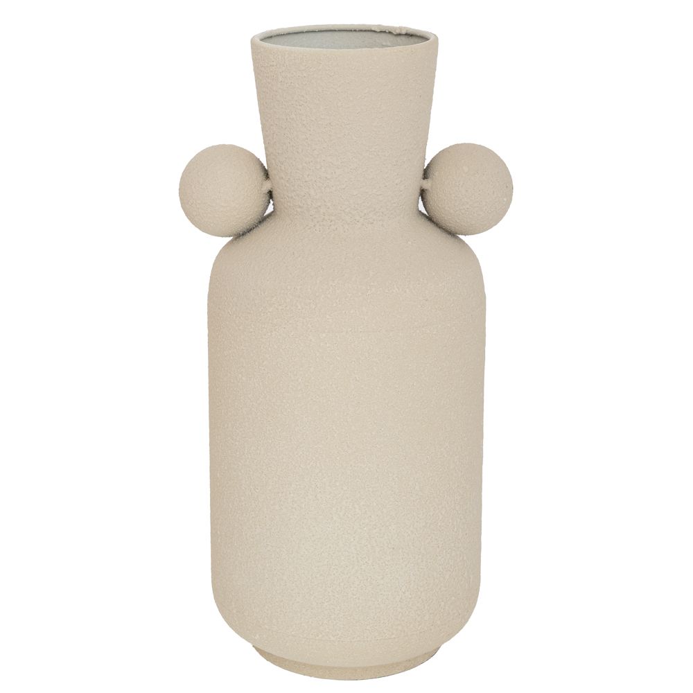 Βάζο Μεταλλικό Κρεμ 15x15x34,5εκ. iliadis 92558 (Υλικό: Μεταλλικό, Χρώμα: Κρεμ) - Iliadis - il_92558