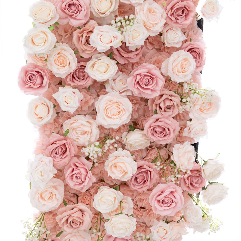 Ρολό Πάνελ Τοίχου Με Ροζ-Λευκά Λουλούδια & Υφασμάτινη Πλάτη 50x250εκ. iliadis 92680 (Χρώμα: Λευκό) - Iliadis - il_92680