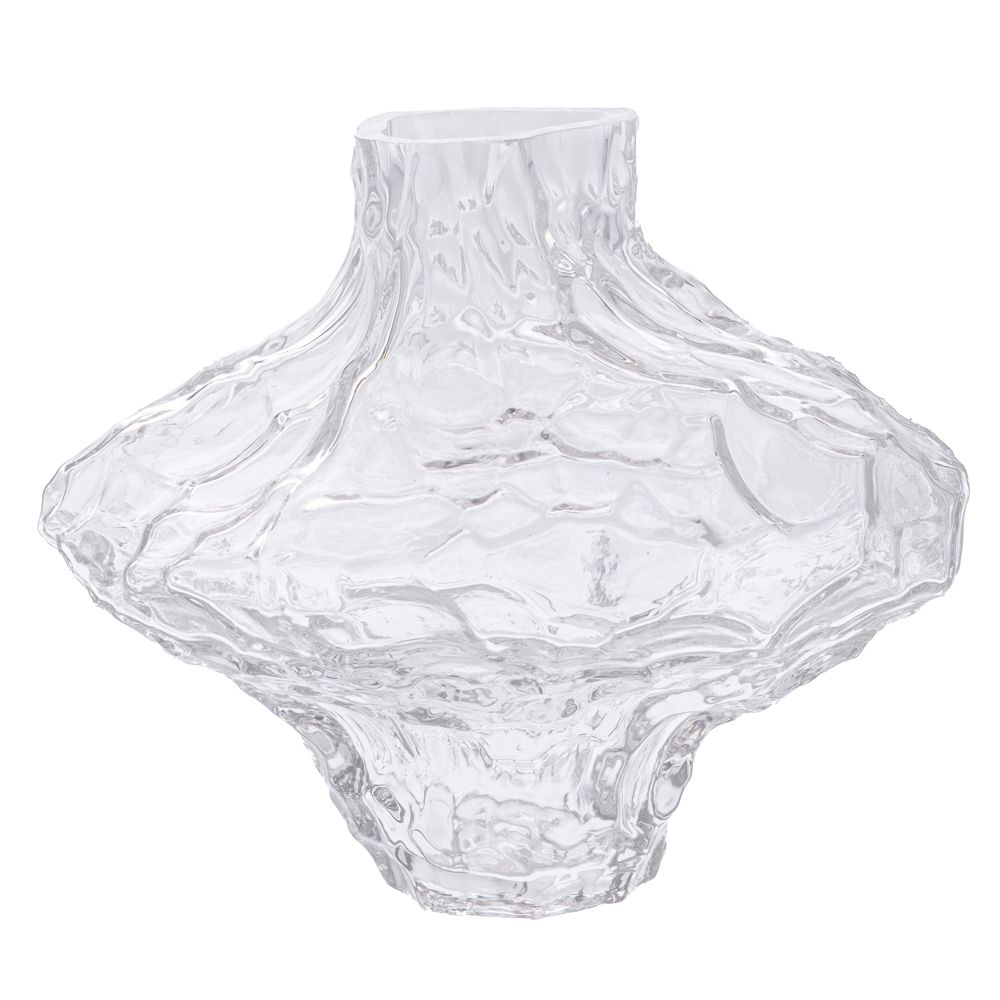 Βάζο Γυάλινο Διάφανο Ακανόνιστο Φ19x16εκ. iliadis 91689 (Υλικό: Γυαλί, Χρώμα: Διάφανο ) - Iliadis - il_91689