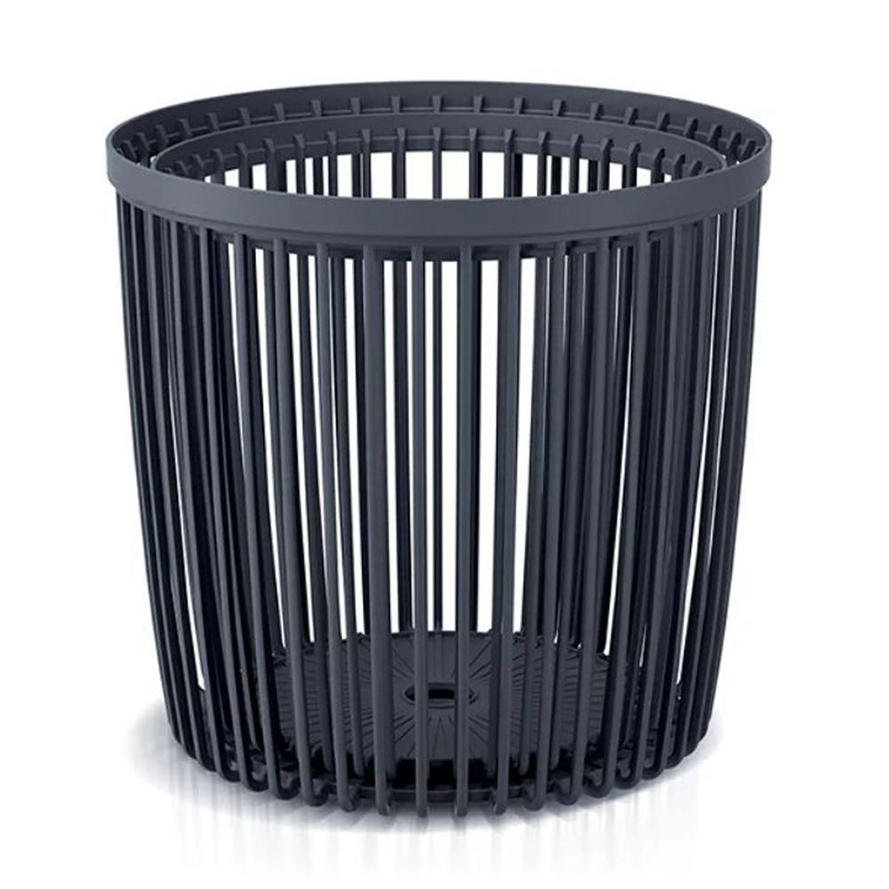 Σετ 2τμχ Καλάθι Γενικής Χρήσης (Χωρίς Καπάκι) Ανθρακί Clubo iliadis 374802 (Χρώμα: Ανθρακί) - Iliadis - il_374802