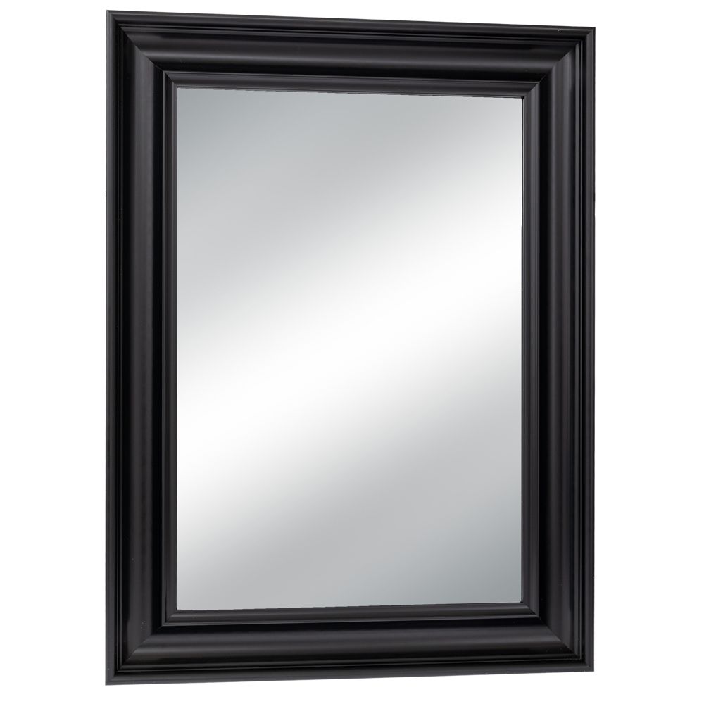 Καθρέπτης Τοίχου Πλαστικός (Εφέ Ξύλου) Μαύρος 80x120εκ. iliadis 91868 (Υλικό: Πλαστικό, Χρώμα: Μαύρο) - Iliadis - il_91868