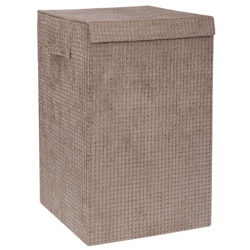 Καλάθι Απλύτων Υφασμάτινο Κρεμ 35x35x55εκ. iliadis 9303