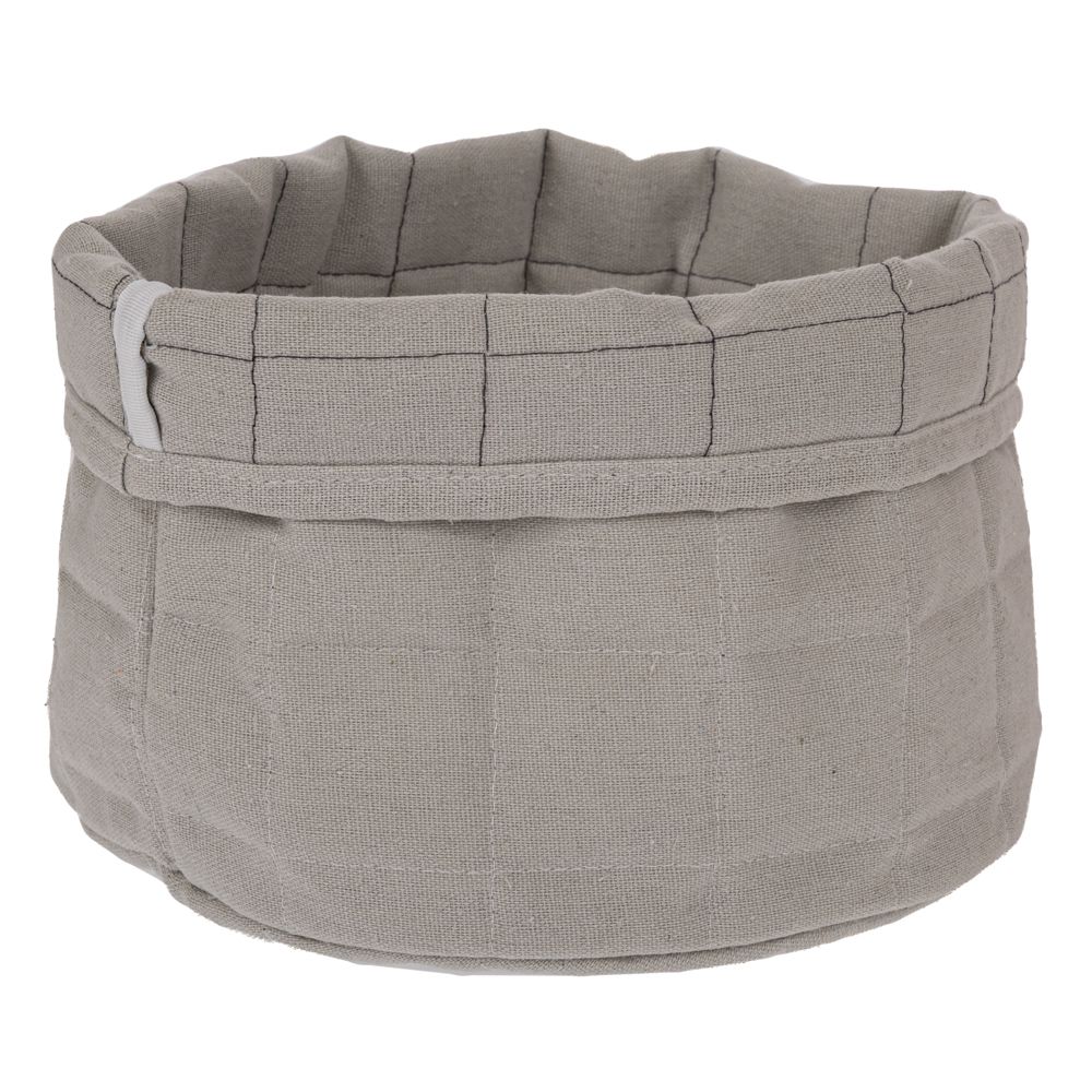 Καλάθι Υφασμάτινο Γκρι iliadis 24x15εκ. 93036 (Σετ 2 Τε