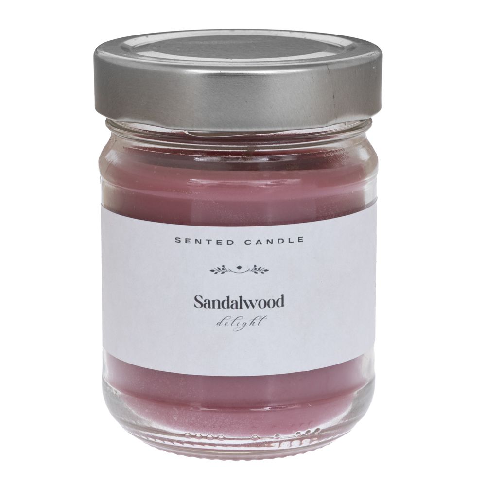 Κερί Αρωματικό Sandalwood Σε Ποτήρι Με Καπάκι 6,5x9εκ. iliadis 94625 (Σετ 4 Τεμάχια) - Iliadis - il_94625
