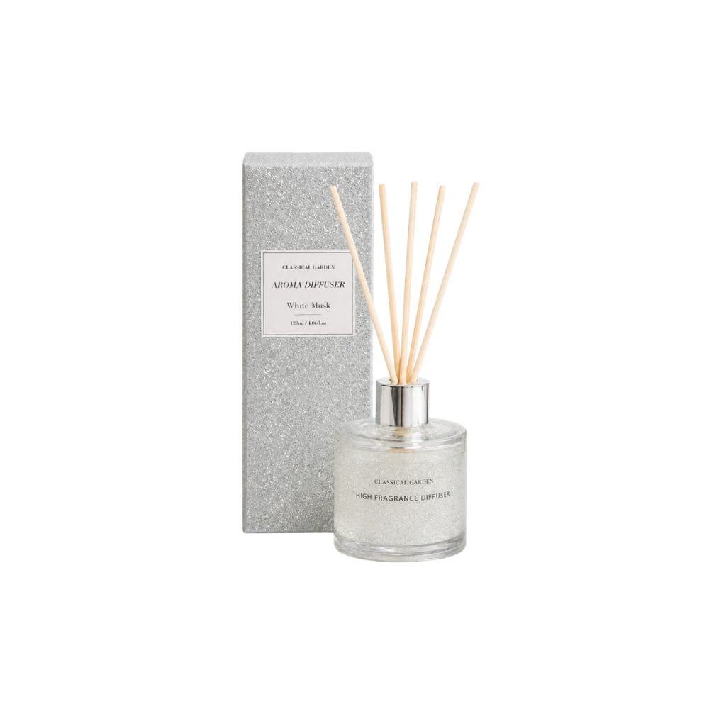 Αρωματικό Χώρου Με Στικ 120ml Ασημί White Musk iliadis 94983 (Χρώμα: Ασημί ) - Iliadis - il_94983