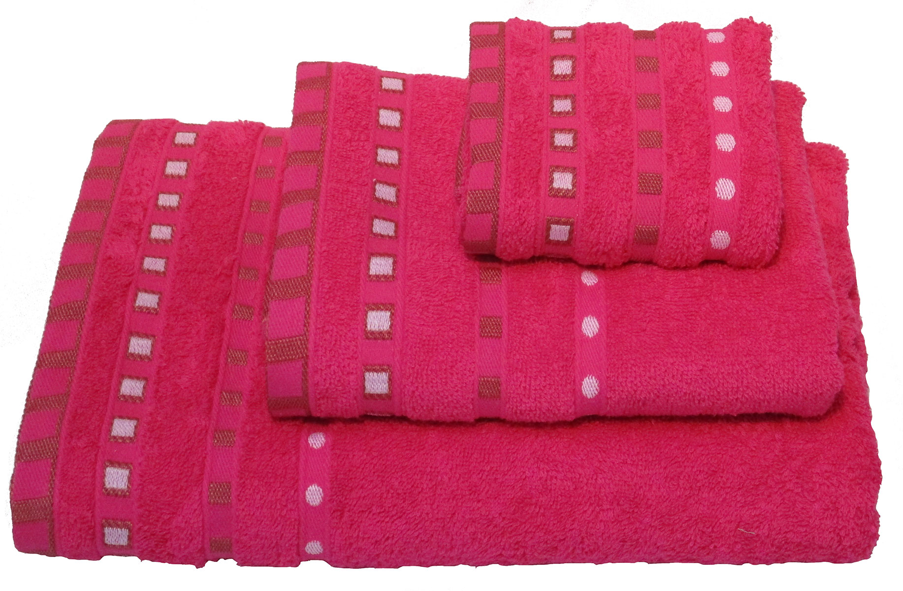 Πετσέτα Βαμβακερή Ζακάρ Χεριών 30x50εκ. Fuchsia Komvos Home 7000011-6 (Ύφασμα: Βαμβάκι 100%, Χρώμα: Φούξια, Μέγεθος: Χεριών ) - KOMVOS HOME - 7000011-6