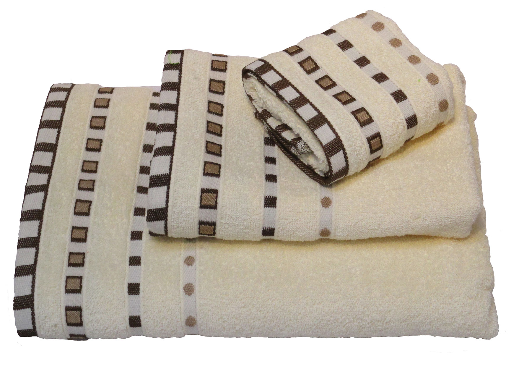 Πετσέτα Βαμβακερή Ζακάρ Χεριών 30x50εκ. Cream Komvos Home 7000011-7 (Ύφασμα: Βαμβάκι 100%, Χρώμα: Κρεμ, Μέγεθος: Χεριών ) - KOMVOS HOME - 7000011-7