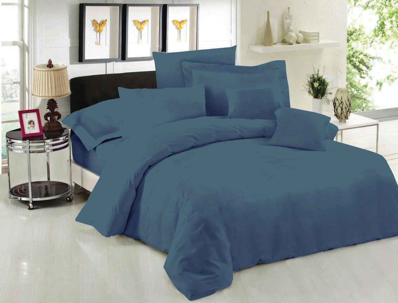 Σεντόνι Μεμονωμένο Polycotton Μονό 170x270εκ. Dusty Blue Le Blanc 7009118-13 (Τύπος κατωσέντονου: Χωρίς Λάστιχο, Ύφασμα: 50%Cotton-50%Polyester, Χρώμα: Μπλε, Μέγεθος: Μονά) - Le Blanc - 7009118-13