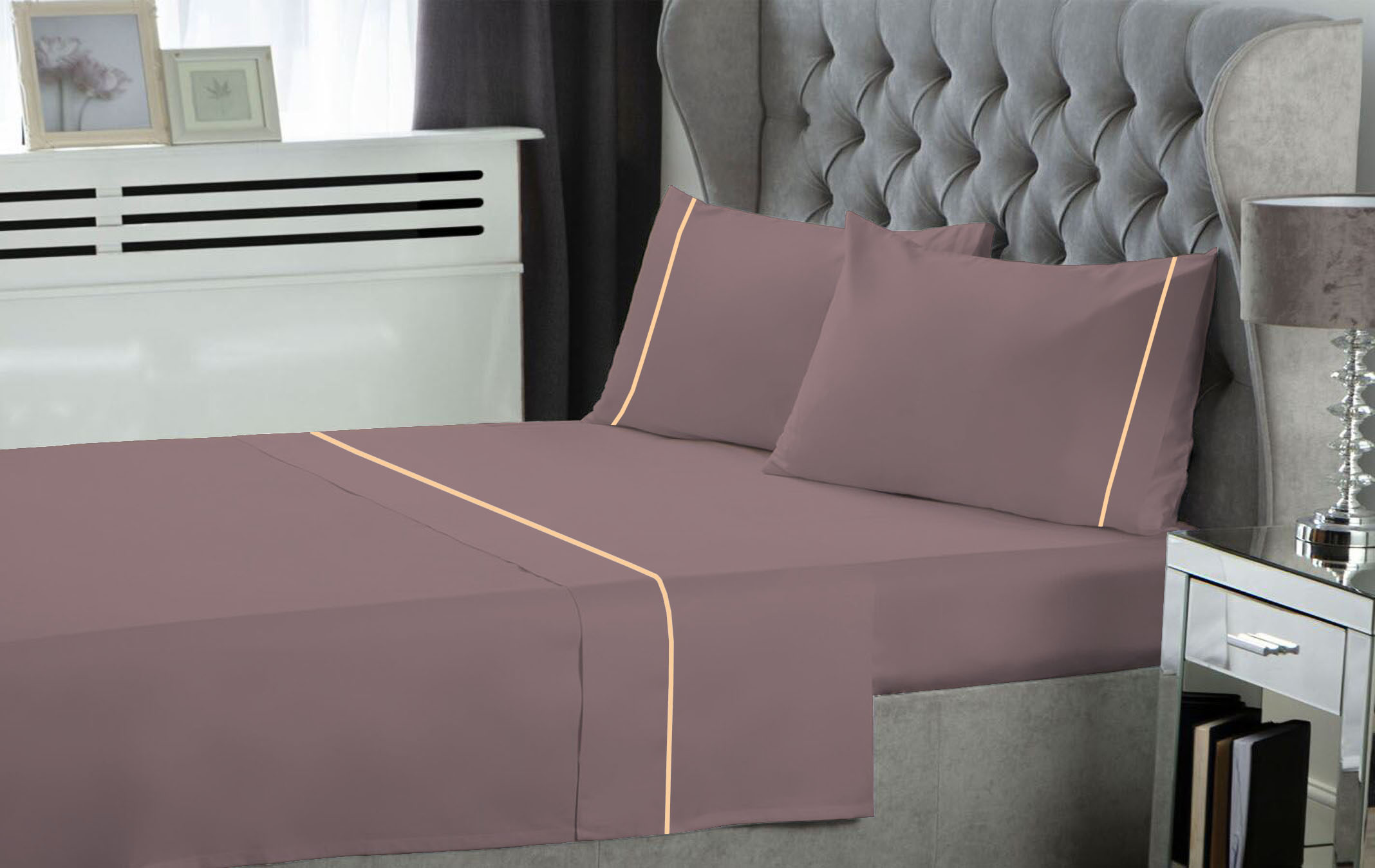 Σετ Σεντόνια Polycotton Μονά 170x270εκ. Wood Rose Le Blanc 7005943-20 (Τύπος κατωσέντονου: Χωρίς Λάστιχο, Ύφασμα: 50%Cotton-50%Polyester, Χρώμα: Ροζ, Μέγεθος: Μονά) - Le Blanc - 7005943-20