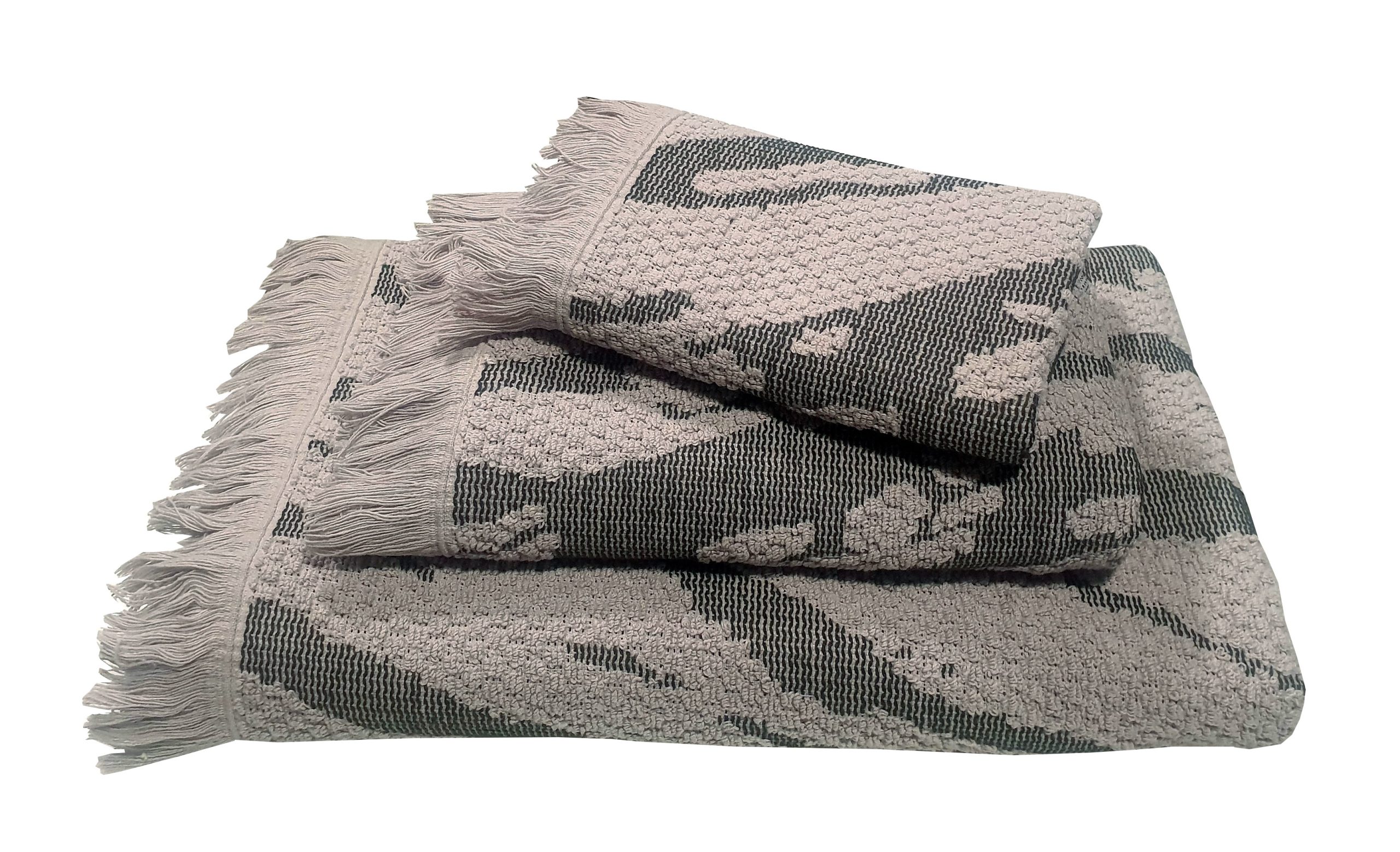 Πετσέτα Βαμβακερή Ζακάρ Σώματος 70x140εκ. Naxos Grey Le Blanc 7014051-1 (Ύφασμα: Βαμβάκι 100%, Χρώμα: Γκρι, Μέγεθος: Σώματος) - Le Blanc - 7014051-1