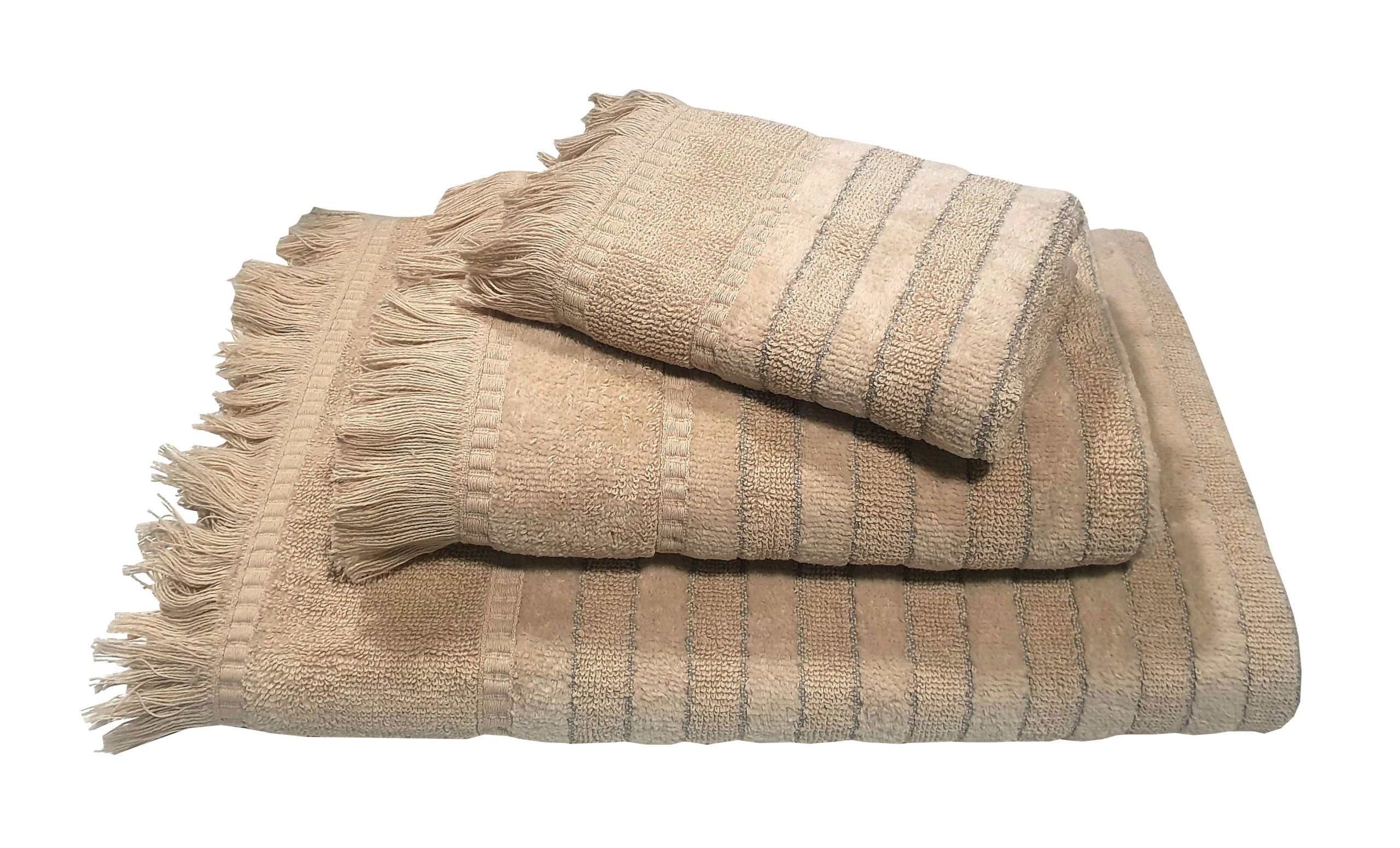 Πετσέτα Βαμβακερή Ζακάρ Χειρός 30x50εκ. Paros Beige Le Blanc 7014099-3 (Ύφασμα: Βαμβάκι 100%, Χρώμα: Μπεζ, Μέγεθος: Χεριών ) - Le Blanc - 7014099-3