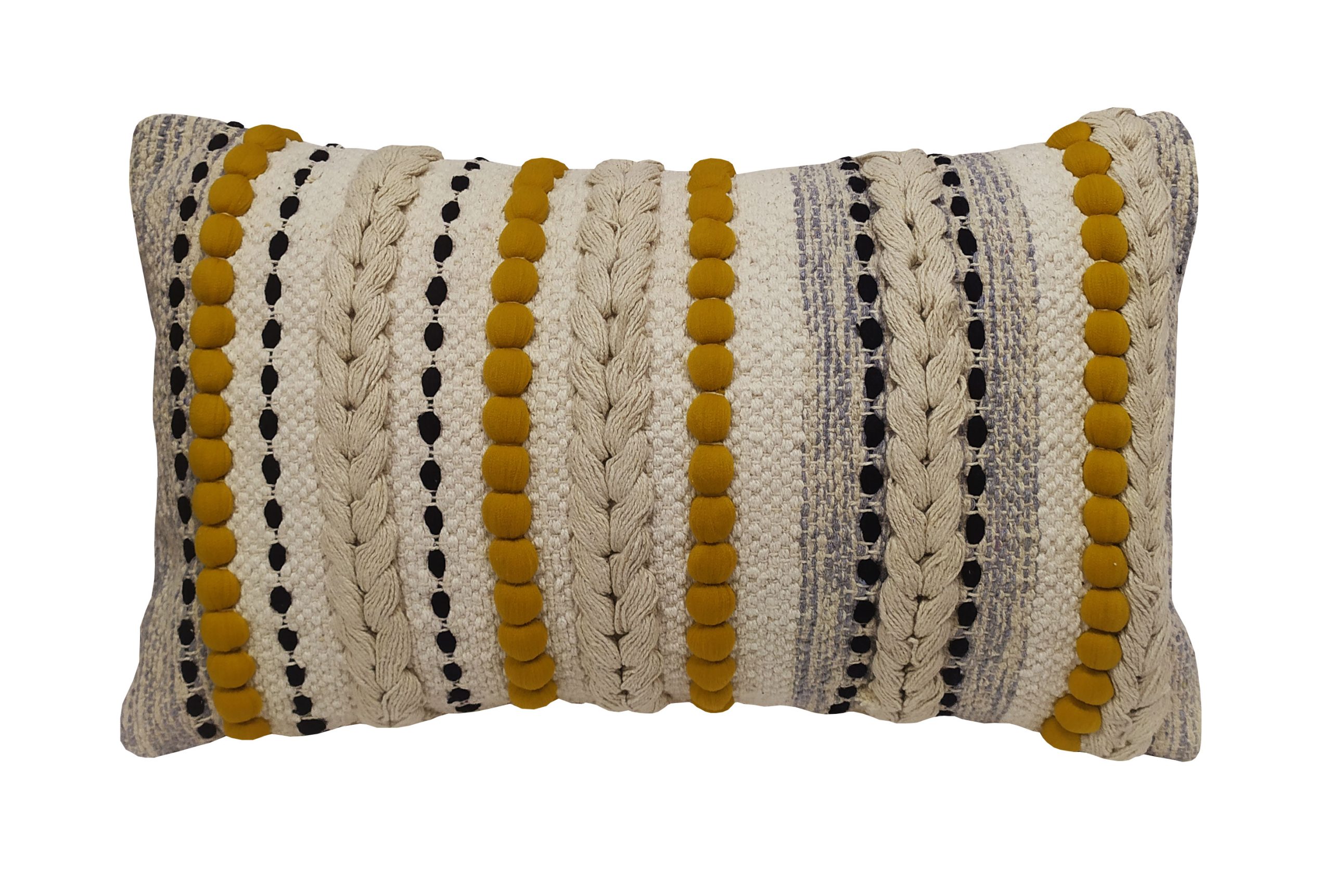 Διακοσμητικά Επιτραπέζια 24home - ΣΗΜΑΝΤΙΚΟ: Σε περίπτωση διαφοράς τιμής από το κατάστημα ισχύει παντα και μόνο η τιμή του καταστήματος Διακοσμητικό Μαξιλάρι Βαμβακερό Sparsh Natural-Mustard