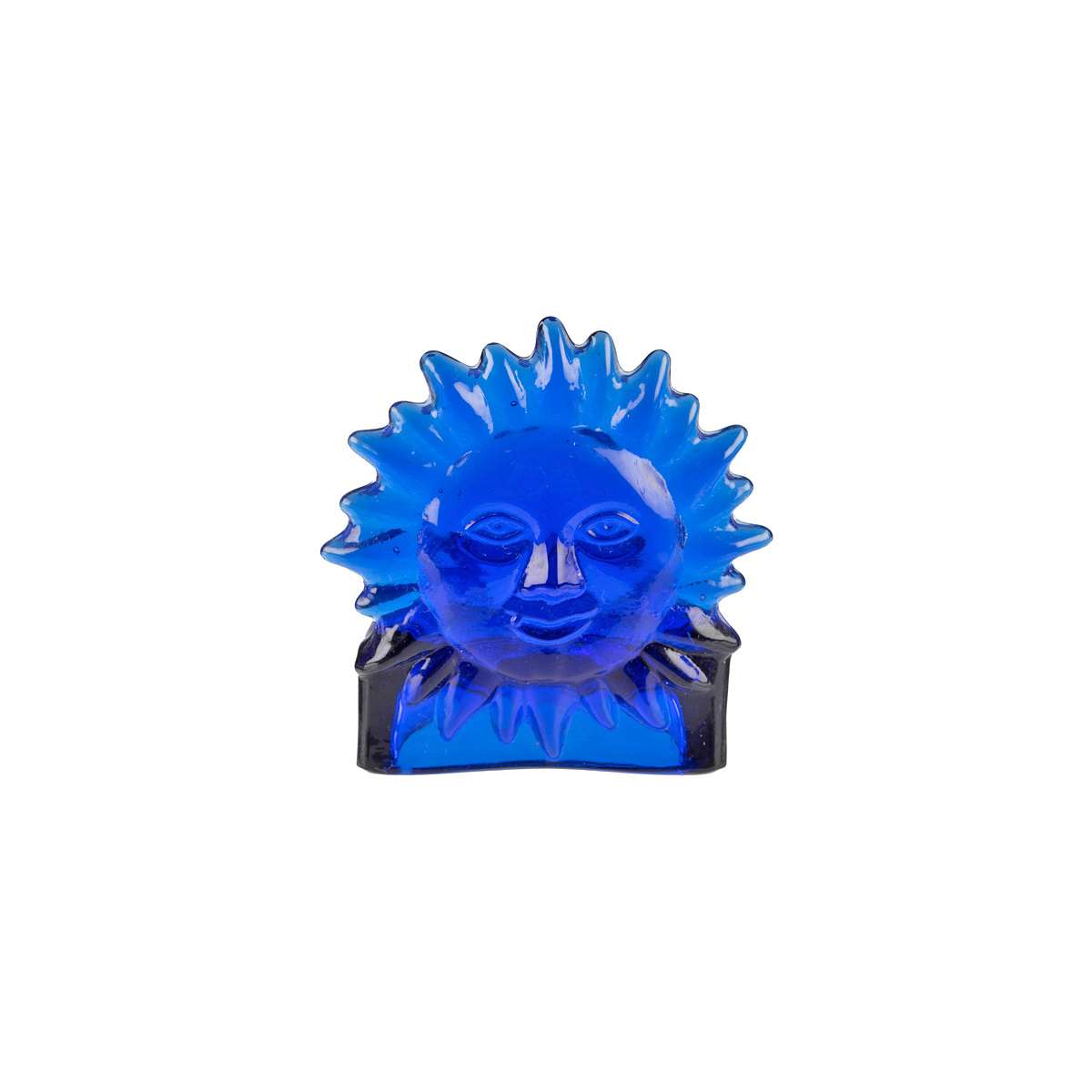 Κηροπήγιο Ήλιος Γυάλινο Μπλε Art Et Lumiere 10x10εκ. 07075 (Σετ 4 Τεμάχια) (Υλικό: Γυαλί, Χρώμα: Μπλε) - Art Et Lumiere - lumiere_07075