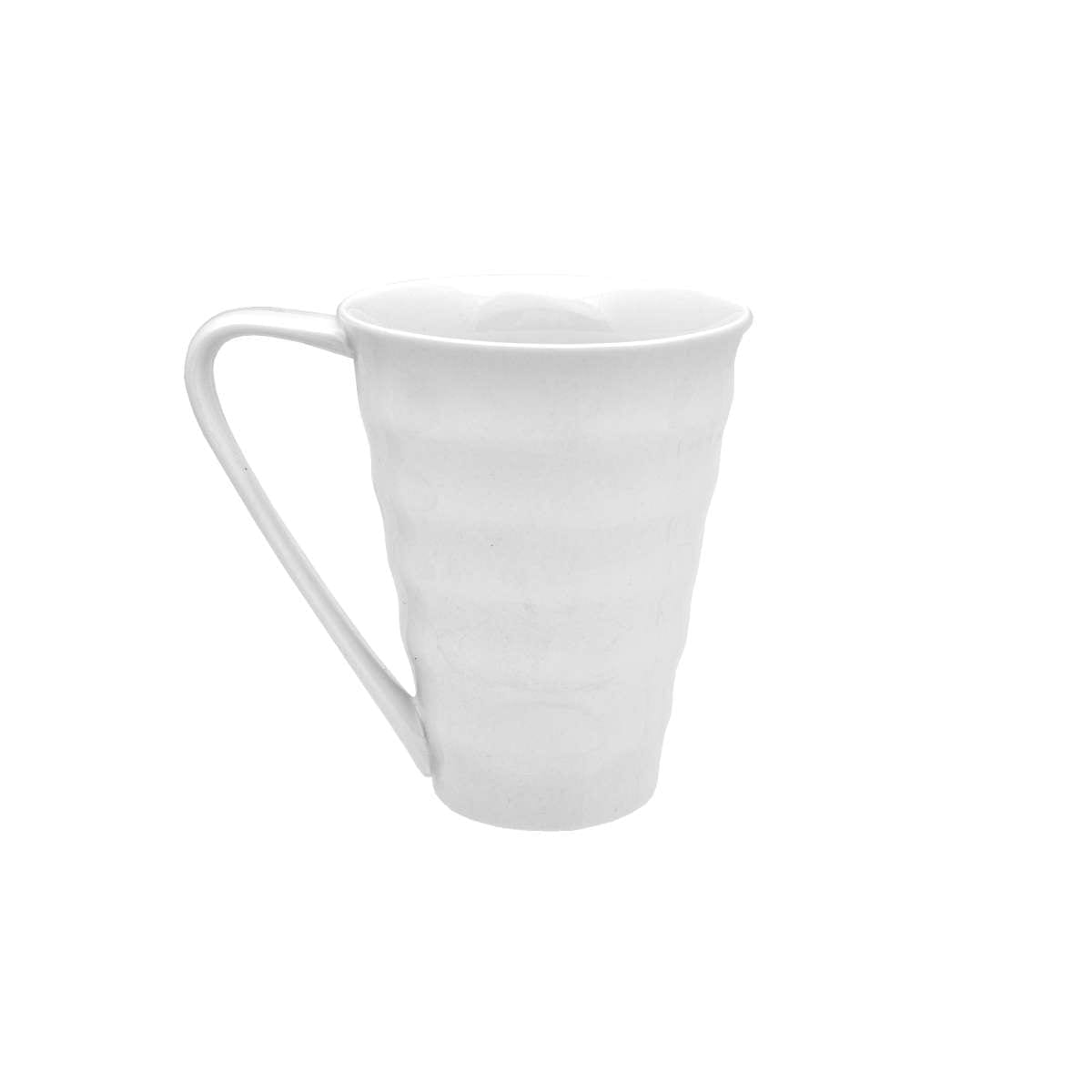 Art Et Lumiere Φλυτζάνι Σετ 4τμχ Πορσελάνης Λευκό Art Et Lumiere 280ml 06741 (Υλικό: Πορσελάνη, Χρώμα: Λευκό) - Art Et Lumiere - lumiere_05959