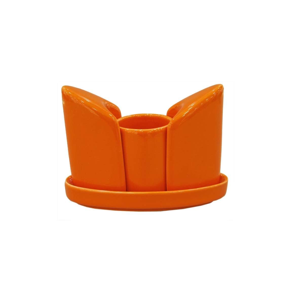 Art Et Lumiere Σετ Αλατοπίπερο Πορσελάνης Πορτοκαλί Imagination Art Et Lumiere 12x5,5x10εκ. 06346 (Υλικό: Πορσελάνη, Χρώμα: Πορτοκαλί) - Art Et Lumiere - lumiere_06346