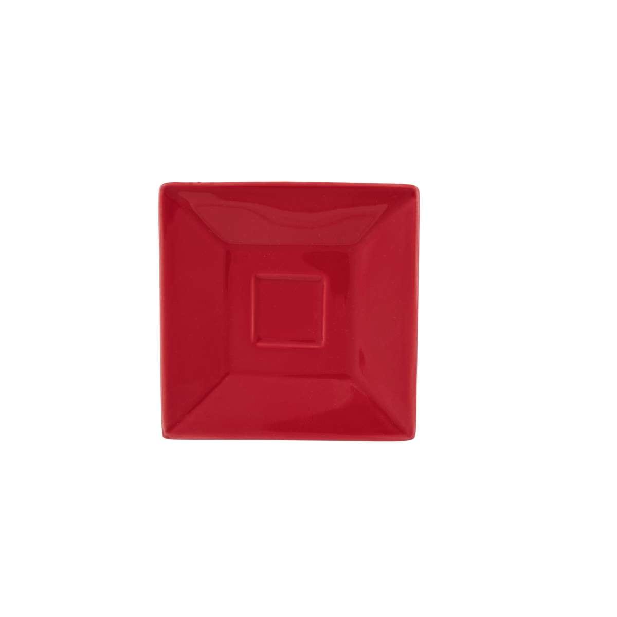 Πιατάκι Για Φλυτζάνι Espresso Πορσελάνης Κόκκινο Must A