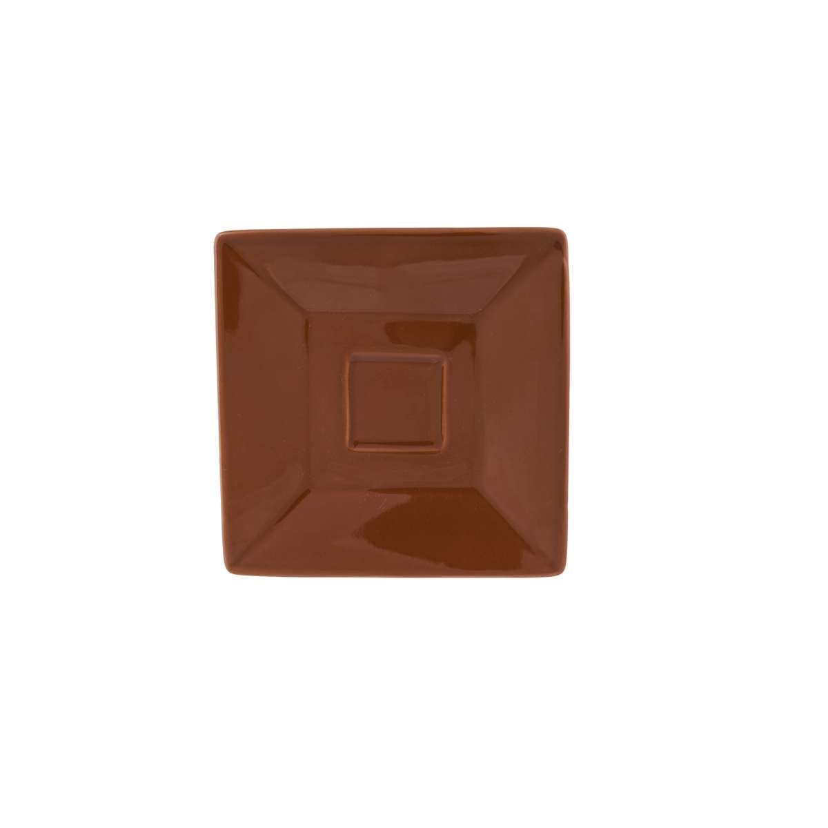 Πιατάκι Για Φλυτζάνι Espresso Πορσελάνης Καφέ Must Art 