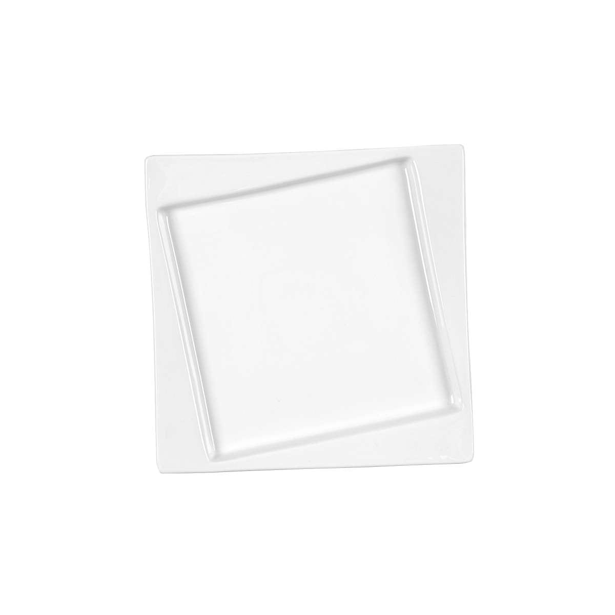 Πιάτο Φρούτου Τετράγωνο Πορσελάνης Λευκό Art Et Lumiere 20,5×20,5×2εκ. 06981 (Σετ 6 Τεμάχια) (Υλικό: Πορσελάνη, Χρώμα: Λευκό, Μέγεθος: Μεμονωμένο) – Art Et Lumiere – lumiere_06981