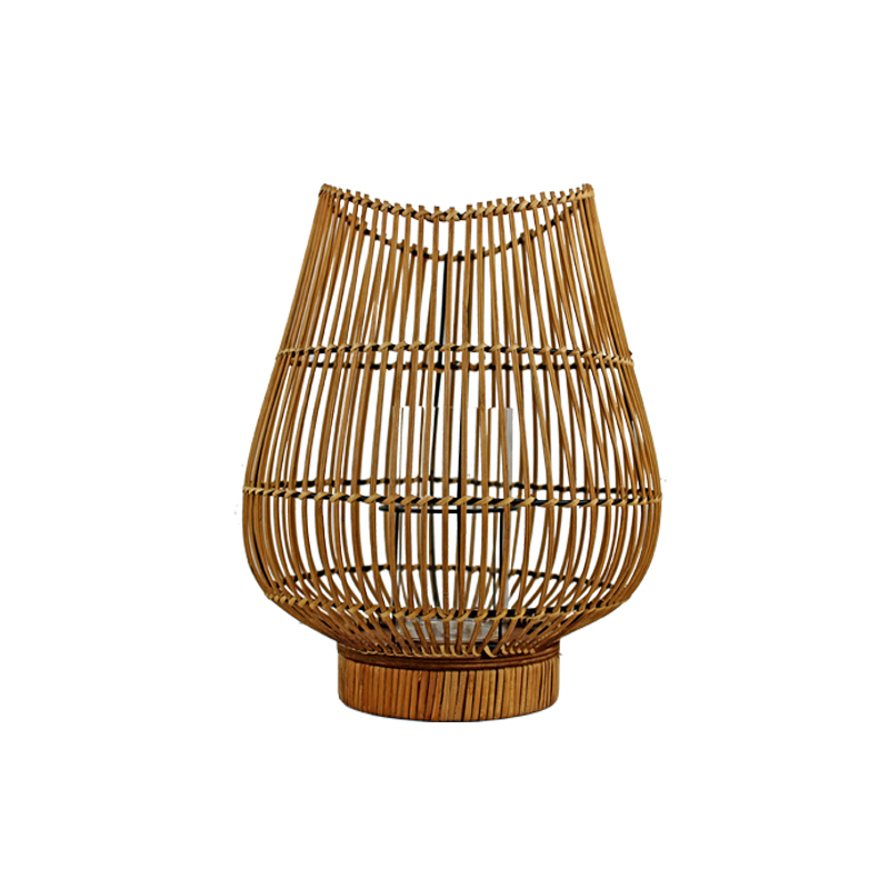 Φανάρι Bamboo Φυσικό Μπεζ Art Et Lumiere 34x40εκ. 14856 (Υλικό: Bamboo, Χρώμα: Μπεζ) - Art Et Lumiere - lumiere_14856