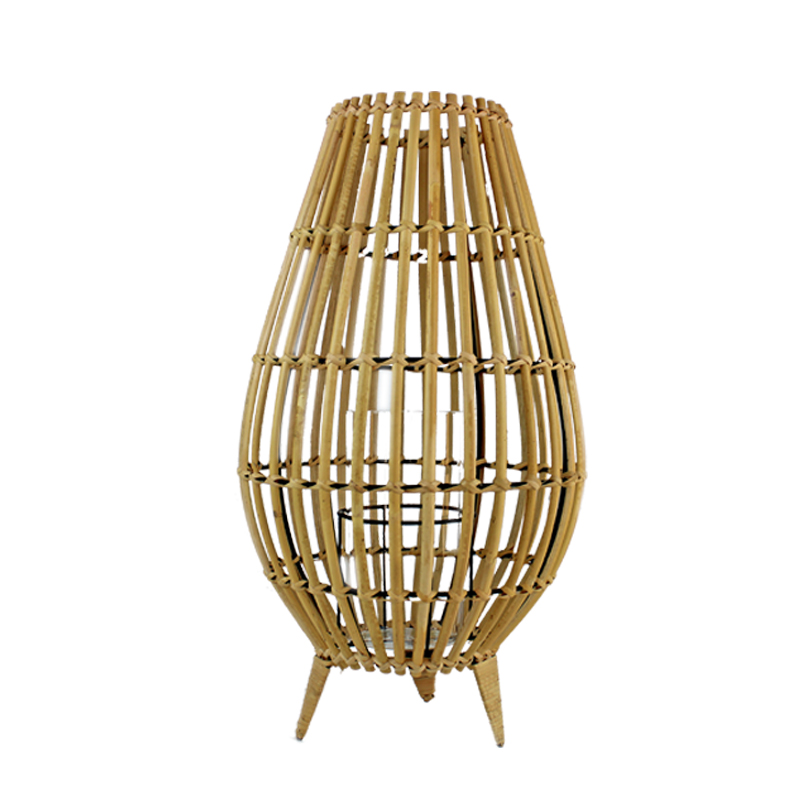 Φανάρι Bamboo Φυσικό Μπεζ Art Et Lumiere 26x49εκ. 14858 (Υλικό: Bamboo, Χρώμα: Μπεζ) - Art Et Lumiere - lumiere_14858