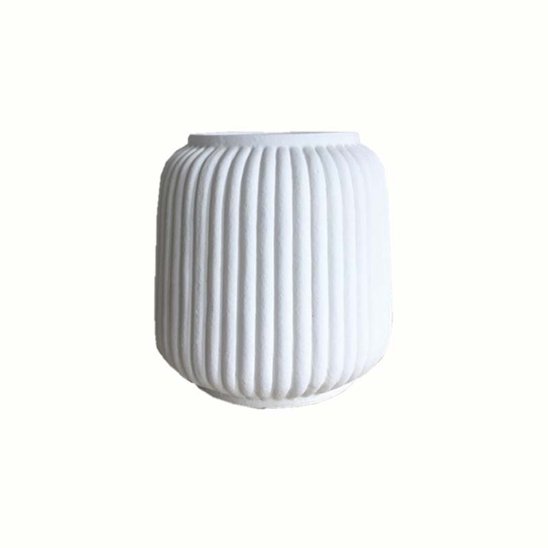 Βάζο Κεραμικό Λευκό Art Et Lumiere 24x22εκ. 10241 (Υλικό: Κεραμικό, Χρώμα: Λευκό) - Art Et Lumiere - lumiere_10241