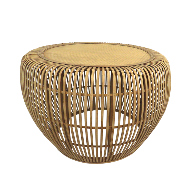 Τραπέζι Bamboo Natural Art Et Lumiere Φ75×46,5εκ. 14834 (Υλικό: Bamboo, Χρώμα: Natural) – Art Et Lumiere – lumiere_14834