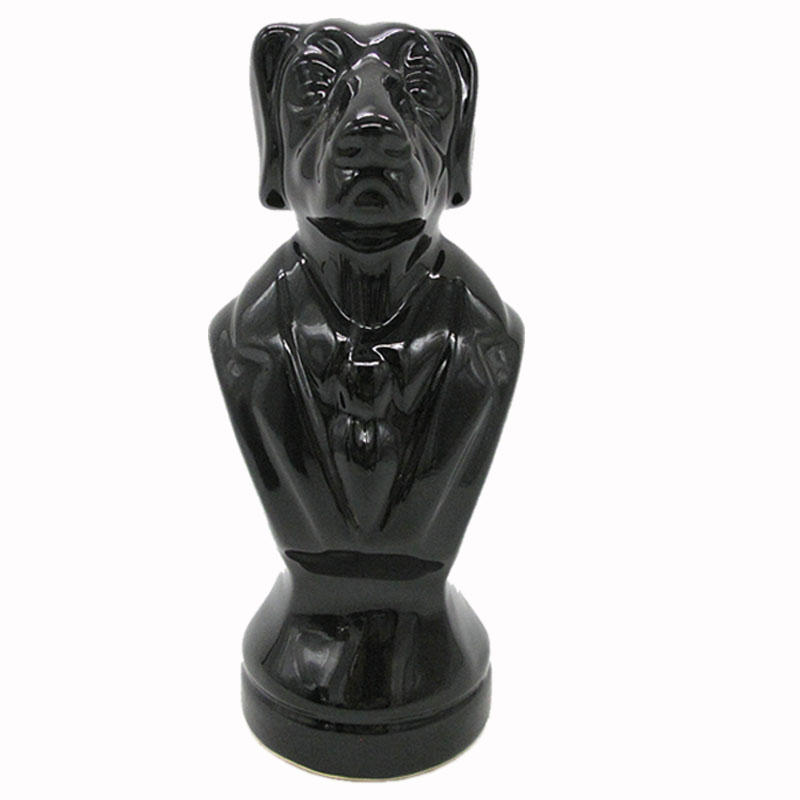 Διακοσμητικό Σκυλάκι Κεραμικό Μαύρο Art Et Lumiere 12x11,5x26εκ. 30506 (Υλικό: Κεραμικό, Χρώμα: Μαύρο) - Art Et Lumiere - lumiere_30506