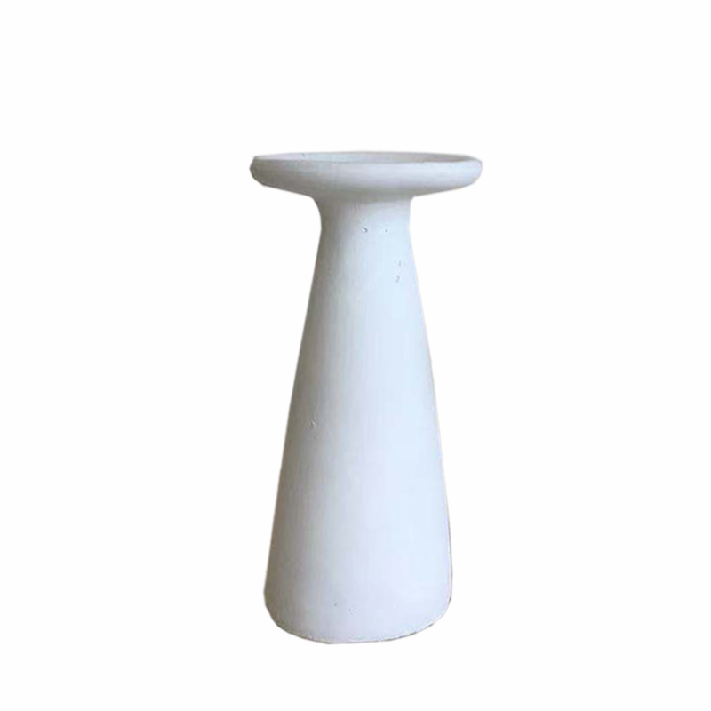 Κηροπήγιο Κεραμικό Λευκό Art Et Lumiere 11,5×22,5εκ. 10575 (Υλικό: Κεραμικό, Χρώμα: Λευκό) – Art Et Lumiere – lumiere_10575