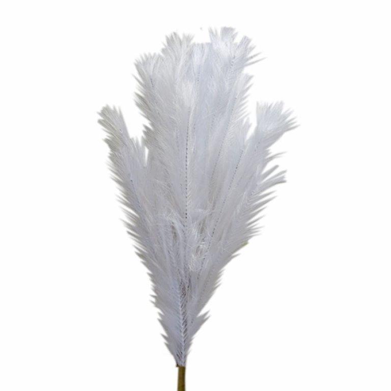 Διακοσμητικά Επιτραπέζια 24home - ΣΗΜΑΝΤΙΚΟ: Σε περίπτωση διαφοράς τιμής από το κατάστημα ισχύει παντα και μόνο η τιμή του καταστήματος Κλαδί Pampas Λευκό Art Et Lumiere 100εκ. 10637 (Σετ 6 Τ