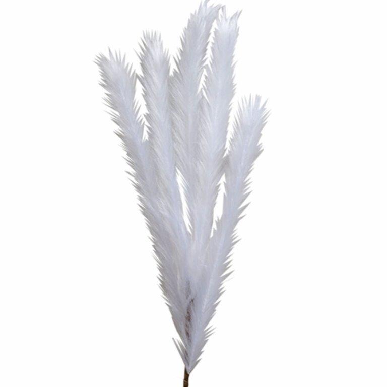 Διακοσμητικά Επιτραπέζια 24home - ΣΗΜΑΝΤΙΚΟ: Σε περίπτωση διαφοράς τιμής από το κατάστημα ισχύει παντα και μόνο η τιμή του καταστήματος Κλαδί Pampas Λευκό Art Et Lumiere 100εκ. 10643 (Σετ 6 Τ