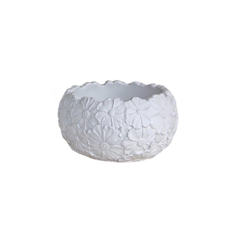 Βάζο Κεραμικό Λευκό Art Et Lumiere 23,5x12,5εκ. 10595 (Υλικό: Κεραμικό, Χρώμα: Λευκό) - Art Et Lumiere - lumiere_10595