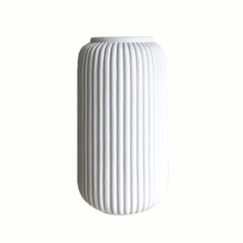 Βάζο Κεραμικό Λευκό Art Et Lumiere 24,5x42εκ. 10237 (Υλικό: Κεραμικό, Χρώμα: Λευκό) - Art Et Lumiere - lumiere_10237