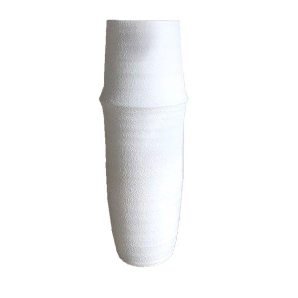 Βάζο Κεραμικό Λευκό Art Et Lumiere 18,5x45,5εκ. 10663 (Υλικό: Κεραμικό, Χρώμα: Λευκό) - Art Et Lumiere - lumiere_10663