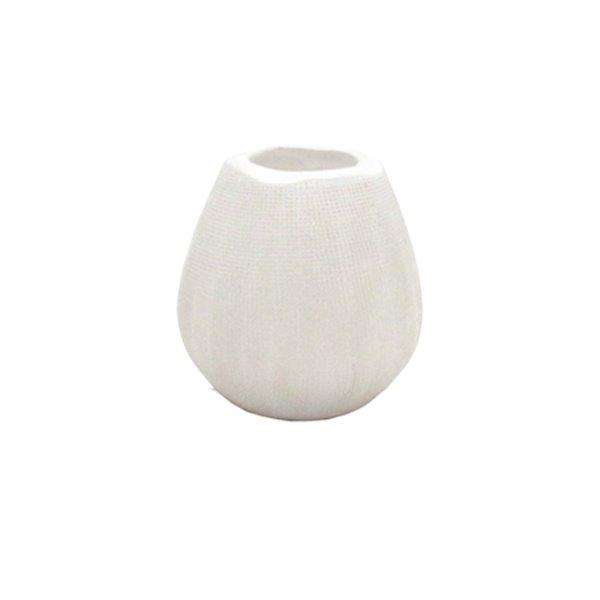 Κηροπήγιο Κεραμικό Λευκό Art Et Lumiere 10x9,5εκ. 40803 (Υλικό: Κεραμικό, Χρώμα: Λευκό) - Art Et Lumiere - lumiere_40803