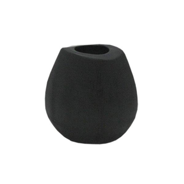 Κηροπήγιο Κεραμικό Μαύρο Art Et Lumiere 12,5x12εκ. 30804 (Υλικό: Κεραμικό, Χρώμα: Μαύρο) - Art Et Lumiere - lumiere_30804