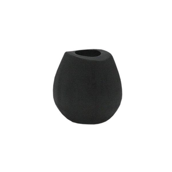 Κηροπήγιο Κεραμικό Μαύρο Art Et Lumiere 12,5x12εκ. 30803 (Υλικό: Κεραμικό, Χρώμα: Μαύρο) - Art Et Lumiere - lumiere_30803