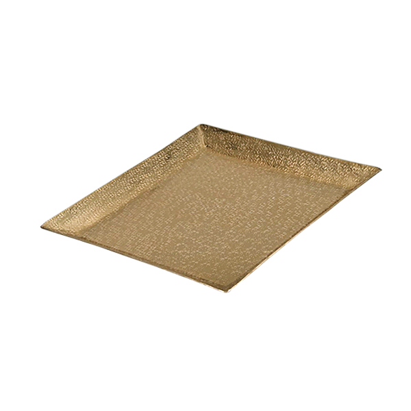 Διακοσμητική Πιατέλα Μεταλλική Χρυσή Art Et Lumiere 27x2,5εκ. 10964 (Υλικό: Μεταλλικό, Χρώμα: Χρυσό ) - Art Et Lumiere - lumiere_10964