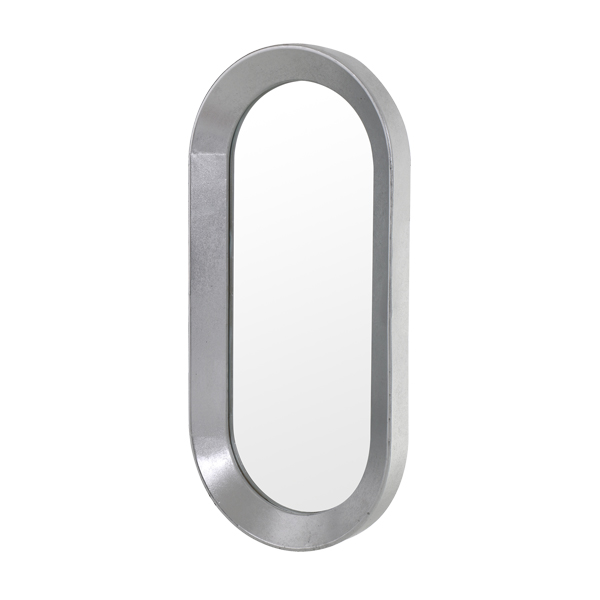 Art Et Lumiere - ΣΗΜΑΝΤΙΚΟ: Σε περίπτωση διαφοράς τιμής από το κατάστημα ισχύει παντα και μόνο η τιμή του καταστήματος Καθρέπτης Τοίχου Μεταλλικός Ασημί Art Et Lumiere 39x6x8