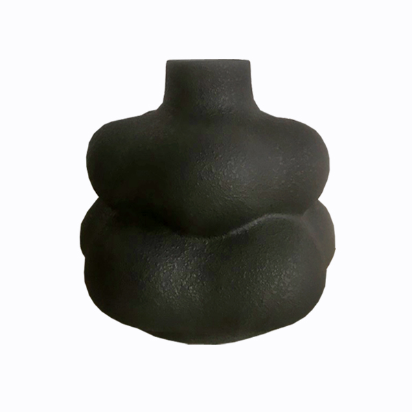 Βάζο Κεραμικό Μαύρο Art Et Lumiere Φ30,5×27,5εκ. 25012 (Υλικό: Κεραμικό, Χρώμα: Μαύρο) – Art Et Lumiere – lumiere_25012