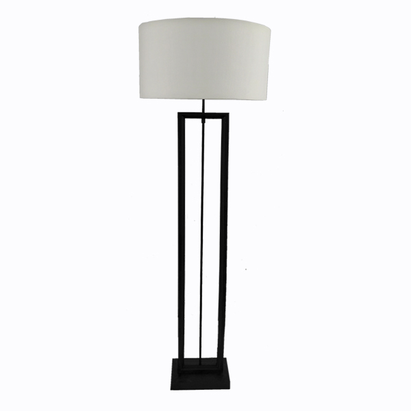 Art Et Lumiere - ΣΗΜΑΝΤΙΚΟ: Σε περίπτωση διαφοράς τιμής από το κατάστημα ισχύει παντα και μόνο η τιμή του καταστήματος Φωτιστικό Επιδαπέδιο Ξύλινο Μαύρο-Λευκό Art Et Lumiere