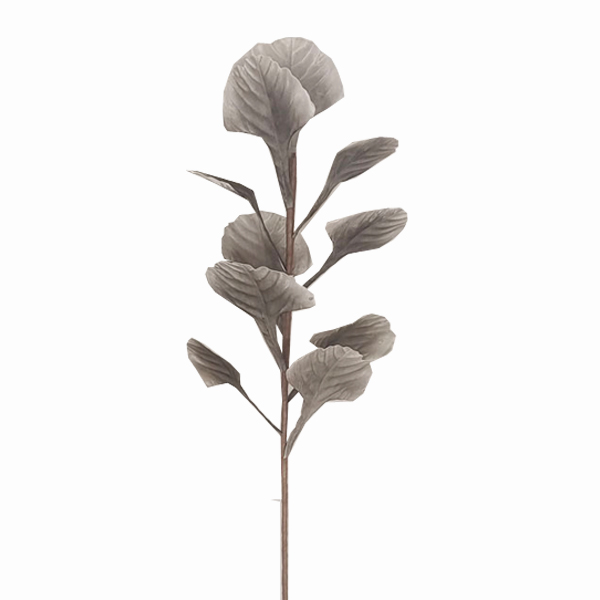 Art Et Lumiere - ΣΗΜΑΝΤΙΚΟ: Σε περίπτωση διαφοράς τιμής από το κατάστημα ισχύει παντα και μόνο η τιμή του καταστήματος Κλαδί Με Λουλούδια Γκρι Art Et Lumiere 80εκ. 09665 (Σετ