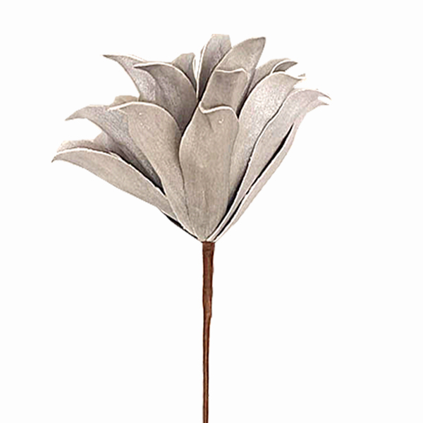 Art Et Lumiere Λουλούδι Μπεζ-Καφέ Art Et Lumiere 60εκ. 08685 (Σετ 6 Τεμάχια) (Χρώμα: Ασημί ) - Art Et Lumiere - lumiere_08685