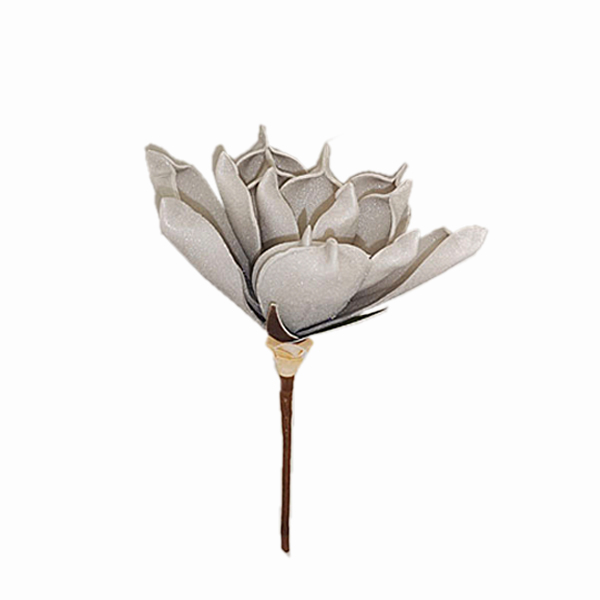 Λουλούδι Ασημί Art Et Lumiere 18εκ. 08633 (Σετ 6 Τεμάχια) (Χρώμα: Ασημί ) – Art Et Lumiere – lumiere_08633