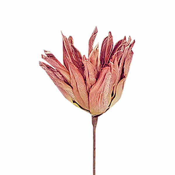 Art Et Lumiere Λουλούδι Ροζ-Πράσινο Art Et Lumiere 80εκ. 09687 (Σετ 6 Τεμάχια) (Χρώμα: Ροζ) - Art Et Lumiere - lumiere_09687